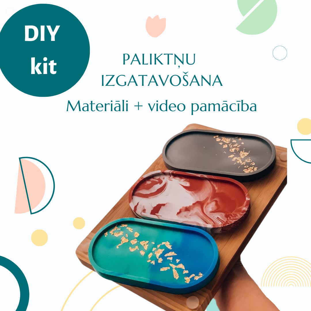Radošais komplekts pieaugušajiem. Online meistarklase. Mācies attālināti. Dāvana radošai sievietei.